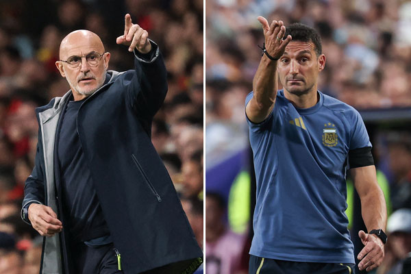 หลุยส์ เด ลา ฟูเอนเต้ vs ลิโอเนล สกาโลนี่