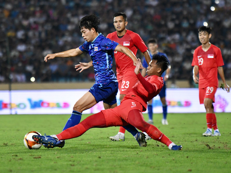 ฟุตบอลชายซีเกมส์ 2021 : ทีมชาติไทย 5-0 สิงคโปร์