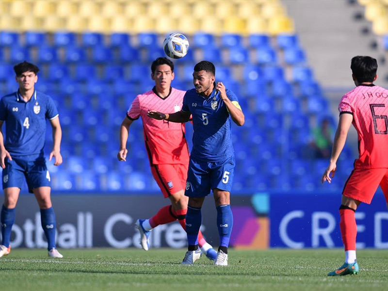 ยู-23 ชิงแชมป์เอเชีย : เกาหลีใต้ 1-0 ทีมชาติไทย