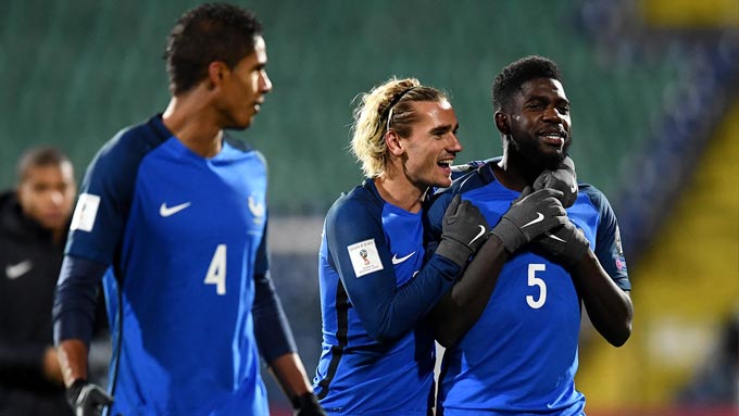 ฟุตบอลโลก 2018 รอบคัดเลือก : บัลแกเรีย 0-1 ฝรั่งเศส