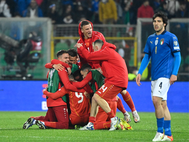 ฟุตบอลโลก 2022 รอบคัดเลือก : อิตาลี 0-1 มาซิโดเนีย