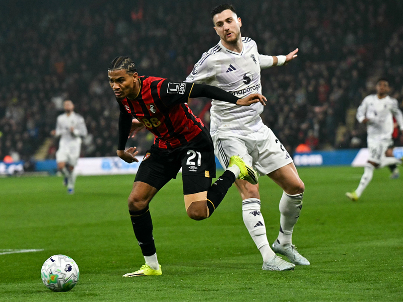 พรีเมียร์ลีก อังกฤษ : บอร์นมัธ 2-2 แมนยู