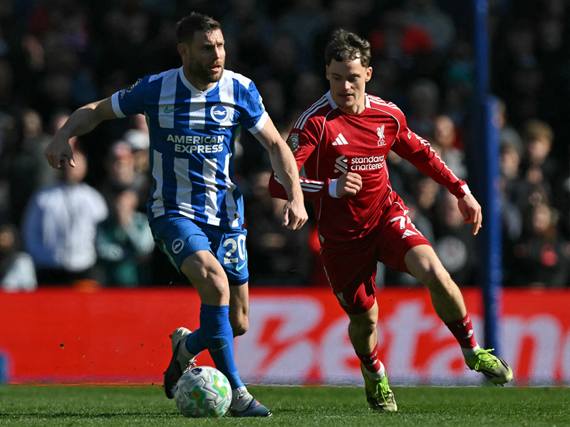 พรีเมียร์ลีก อังกฤษ : ไบรท์ตัน 2-1 ลิเวอร์พูล