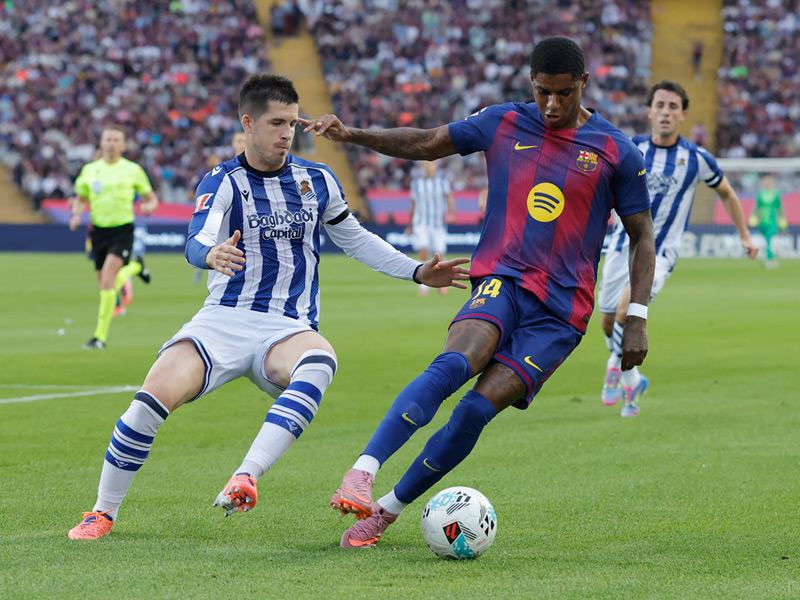 ลา ลีกา สเปน : บาร์เซโลน่า 2-1 เรอัล โซเซียดาด