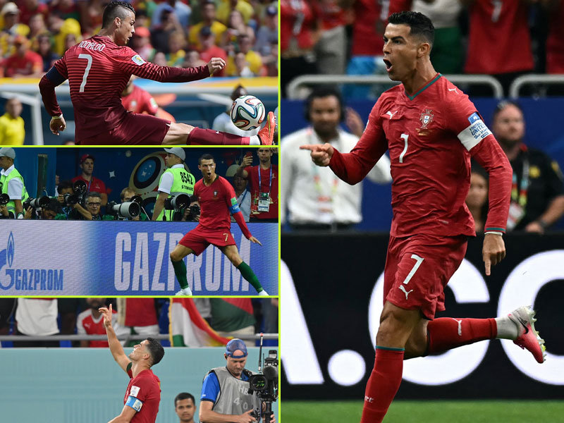 เขากลับมาแล้ว !! คริสเตียโน่ โรนัลโด้ ทุบสถิติพังประตู ฟุตบอลโลก 6 สมัยคนแรก แซง ลิโอเนล เมสซี่