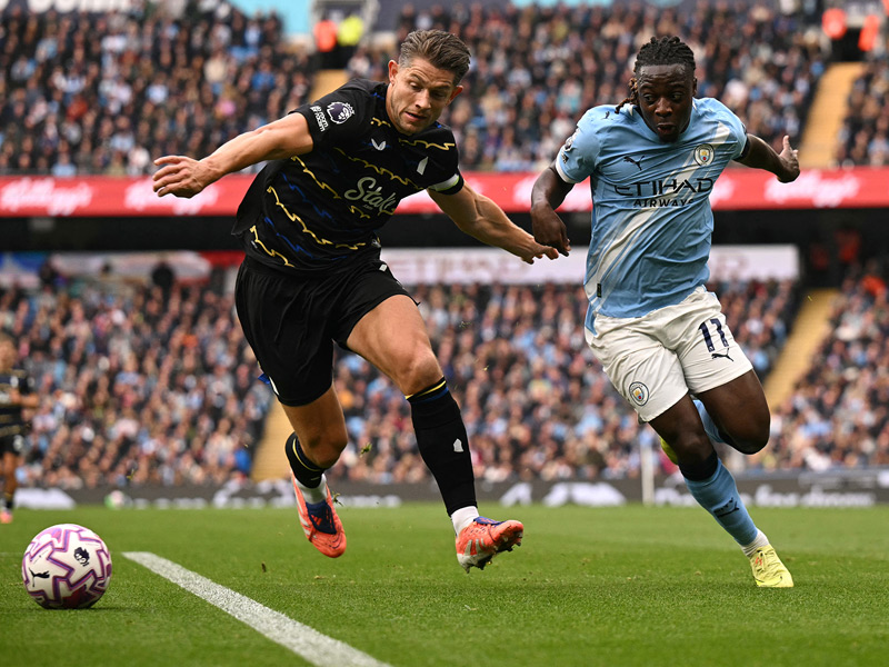 พรีเมียร์ลีก อังกฤษ แมนซิตี้ 2-0 เอฟเวอร์ตัน