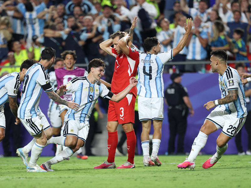 ฟุตบอลโลก 2026 รอบ 8 ทีมสุดท้าย : อาร์เจนตินา 3-1 สวิตเซอร์แลนด์