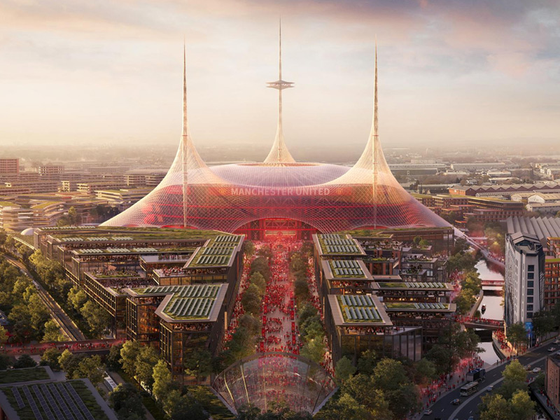 แมนยู เลื่อนโครงการสนามใหม่ หลังทีมผู้สร้างให้ความสำคัญกับสนามของ 2 ทีมดัง มิลาน