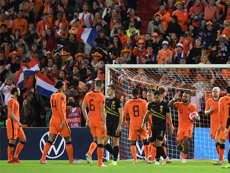 ฟุตบอลโลก 2022 รอบคัดเลือก : ฮอลแลนด์ 6-0 ยิบรอลตาร์