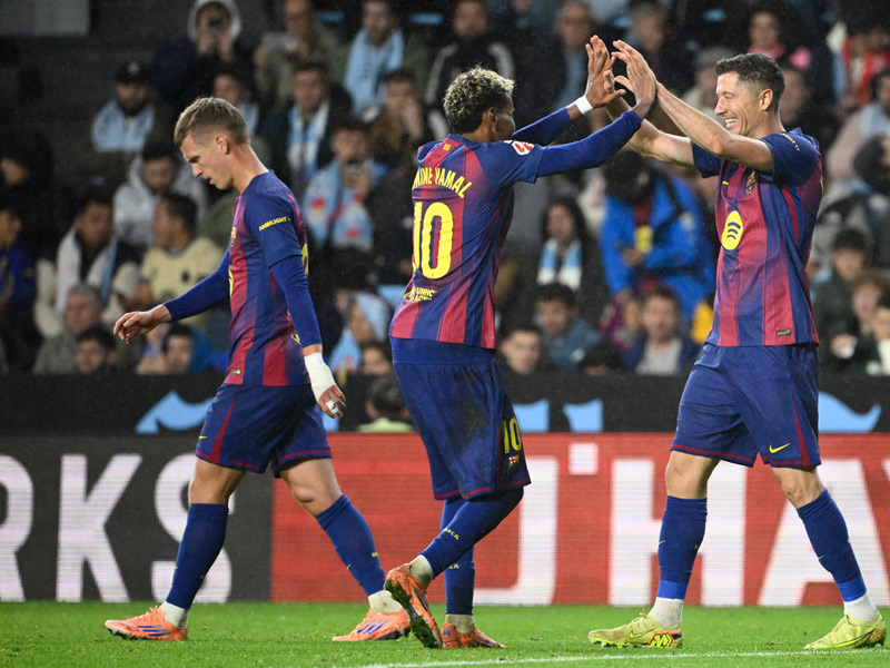 ลา ลีกา สเปน : เซลต้า บีโก้ 2-4 บาร์เซโลน่า