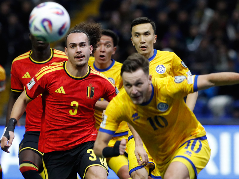 ฟุตบอลโลก 2026 รอบคัดเลือก โซนยุโรป : คาซัคสถาน 1-1 เบลเยียม