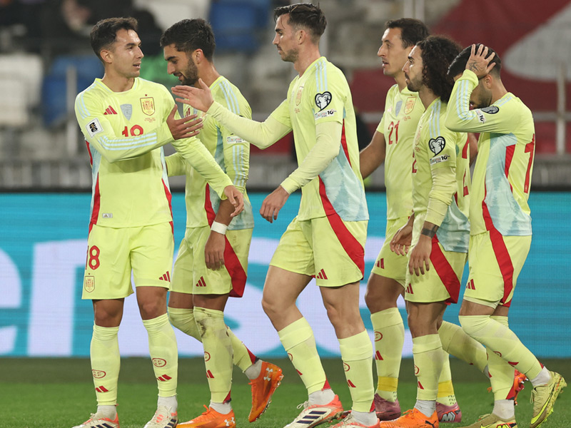 ฟุตบอลโลก 2026 รอบคัดเลือก โซนยุโรป : จอร์เจีย 0-4 สเปน