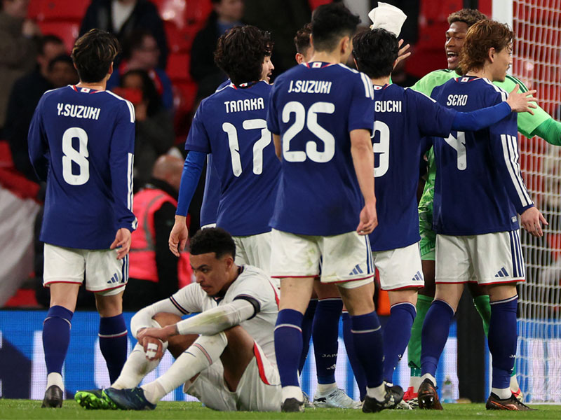 ฟุตบอลกระชับมิตร : อังกฤษ 0-1 ญี่ปุ่น