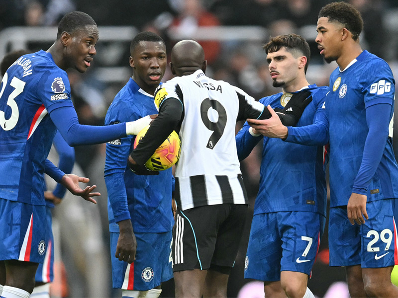 พรีเมียร์ลีก อังกฤษ : นิวคาสเซิล 2-2 เชลซี