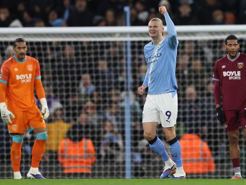 พรีเมียร์ลีก อังกฤษ : แมนซิตี้ 3-0 เวสต์แฮม