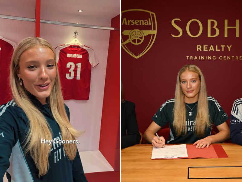 ทีมหญิง อาร์เซน่อล เปิดตัวนักเตะใหม่ งานนี้ถึงขั้นต้องปิดคอมเมนต์ 