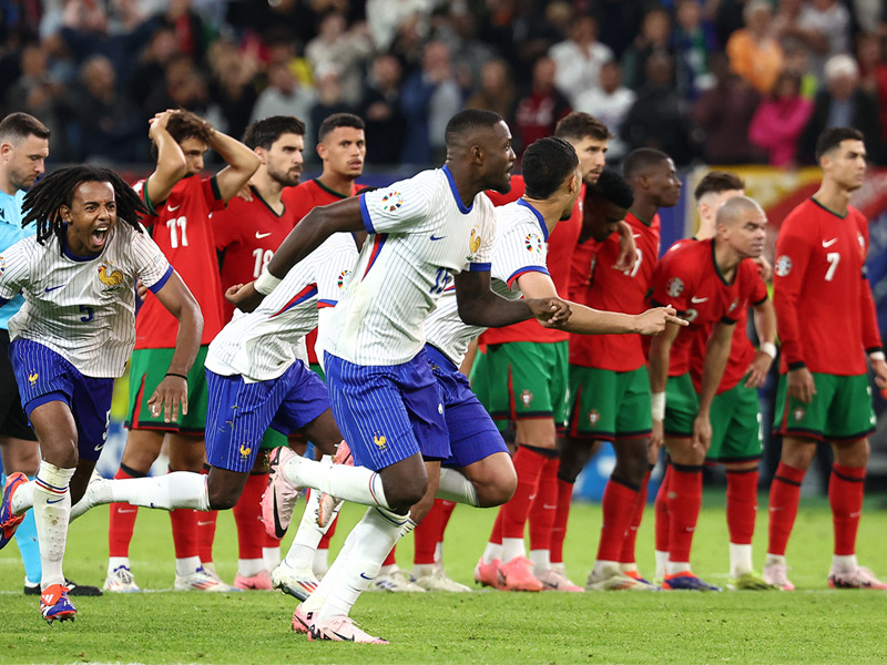 ยูโร 2024 รอบ 8 ทีมสุดท้าย : โปรตุเกส 0-0 ฝรั่งเศส (จุดโทษ 3-5)