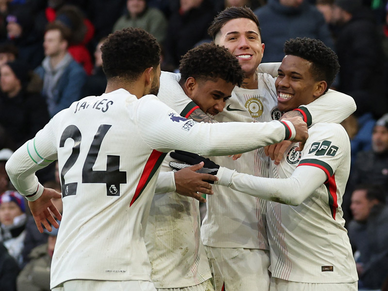 พรีเมียร์ลีก อังกฤษ : คริสตัล พาเลซ 1-3 เชลซี