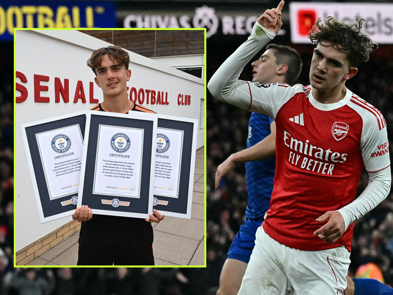 แข้ง อาร์เซน่อล สร้างประวัติศาสตร์ รับ 3 ใบประกาศจาก Guinness World Records