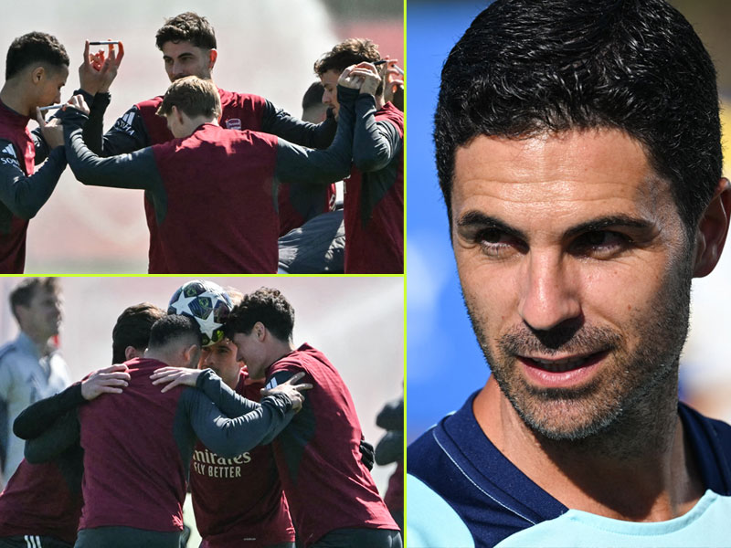 แหวกแนวอีกแล้ว !! มิเกล อาร์เตต้า สั่งแข้ง อาร์เซน่อล ใช้ปากกาซ้อมบอล