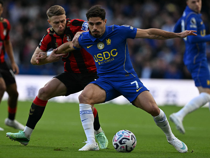 พรีเมียร์ลีก อังกฤษ : เชลซี 5-1 บอร์นมัธ