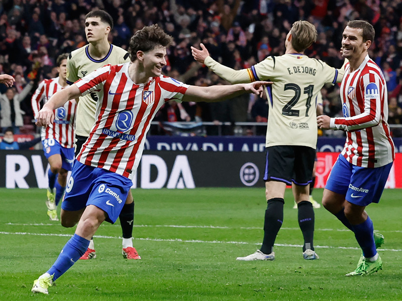 โกปา เดล เรย์ : แอตเลติโก มาดริด 4-0 บาร์เซโลน่า