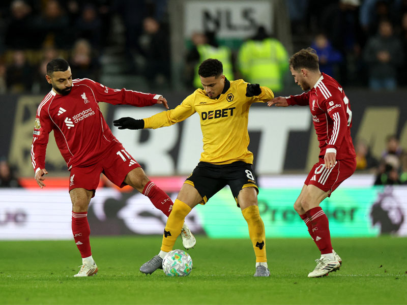 พรีเมียร์ลีก อังกฤษ : วูล์ฟส 2-1 ลิเวอร์พูล