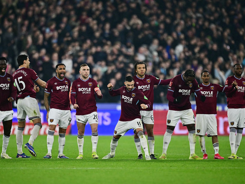 เอฟเอ คัพ : เวสต์แฮม 2-2 เบรนท์ฟอร์ด (ดวลจุดโทษ 5-3)