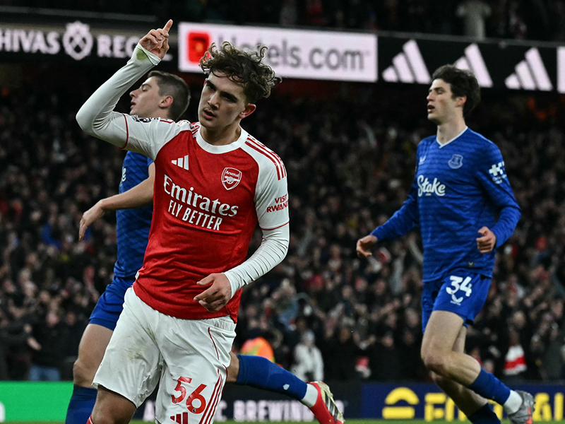 พรีเมียร์ลีก อังกฤษ : อาร์เซน่อล 2-0 เอฟเวอร์ตัน