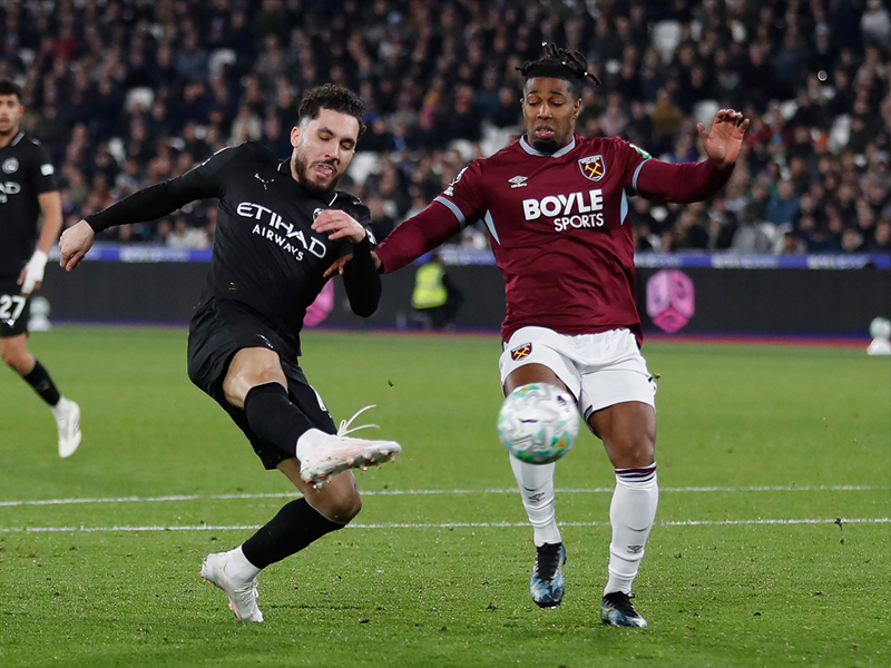 พรีเมียร์ลีก อังกฤษ : เวสต์แฮม 1-1 แมนซิตี้