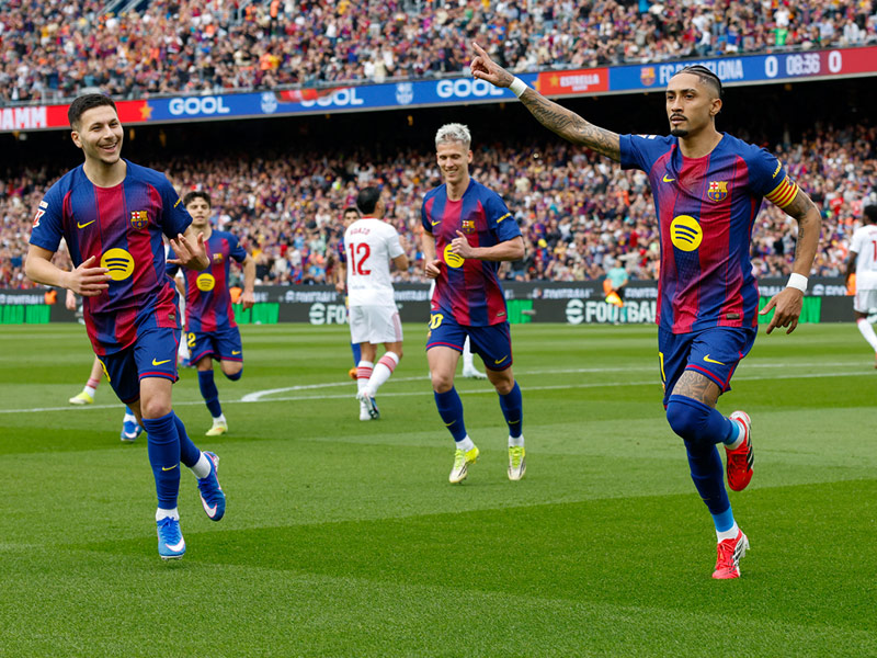 ลา ลีกา สเปน : บาร์เซโลน่า 5-2 เซบีย่า