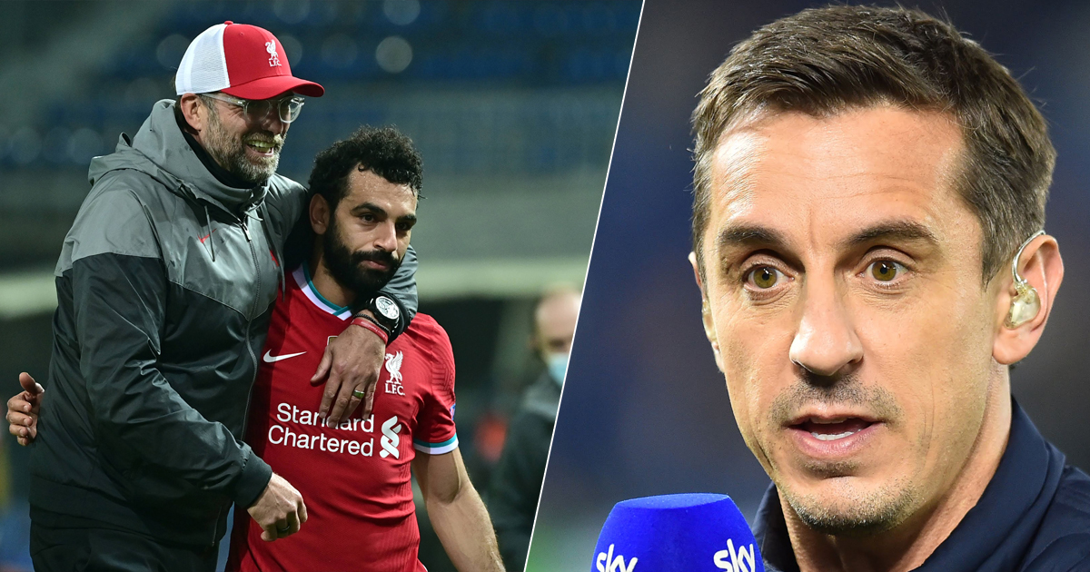 Fill up the fire !!  Gary Neville believes Mohamed Salah has moved away from Liverpool.