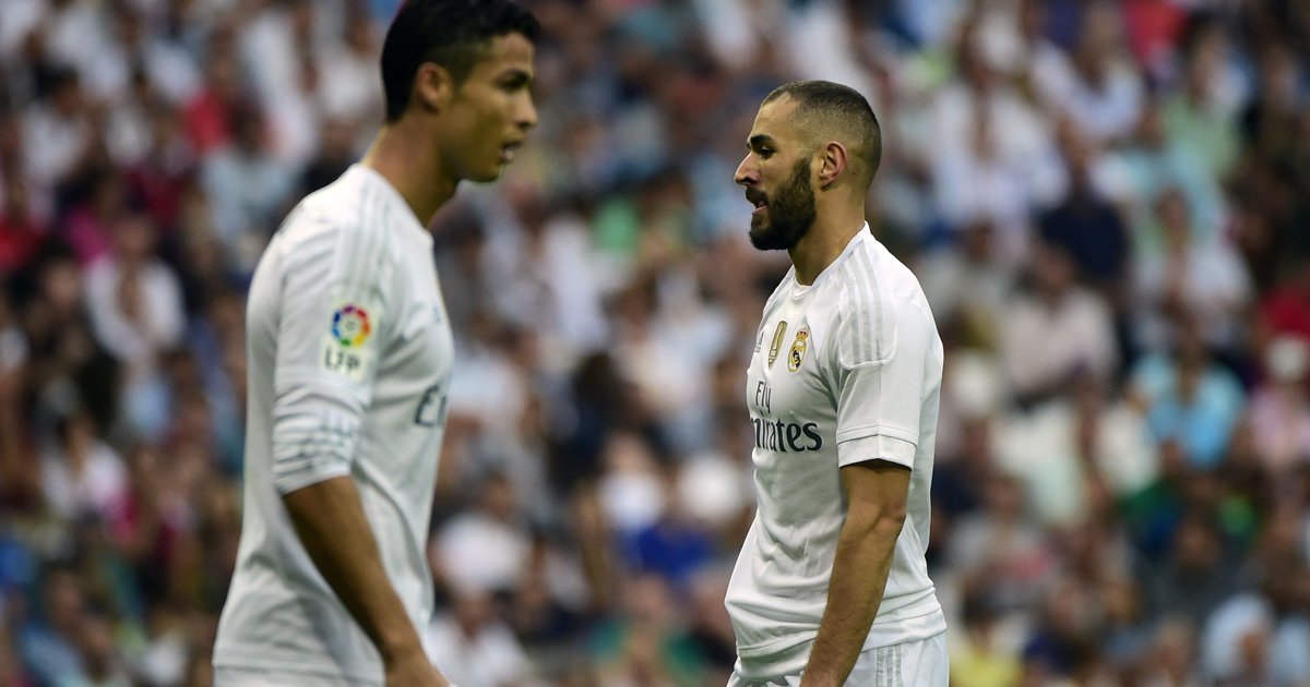 Karim Benzema reveals what he did while with Cristiano Ronaldo.