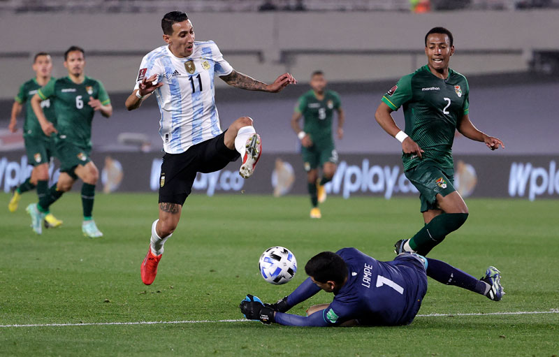 อาร์เจนตินา v โบลิเวีย ผลบอลสด ผลบอล ฟุตบอลโลก 2022 รอบคัดเลือก  โซนอเมริกาใต้