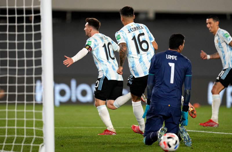 อาร์เจนตินา v โบลิเวีย ผลบอลสด ผลบอล ฟุตบอลโลก 2022 รอบคัดเลือก  โซนอเมริกาใต้